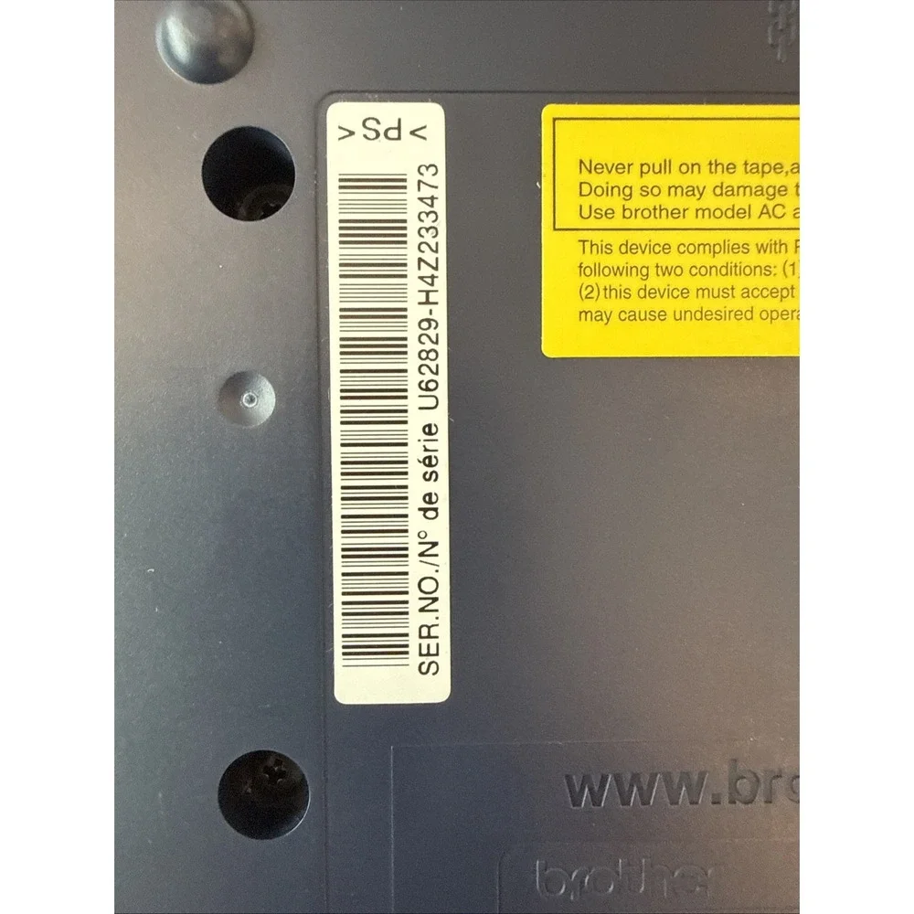 Brother P-Touch PT-1880 Electronic Label Maker Tested Powers On Works